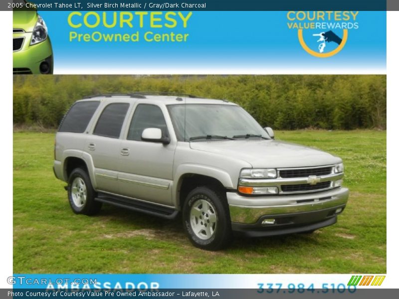 Silver Birch Metallic / Gray/Dark Charcoal 2005 Chevrolet Tahoe LT