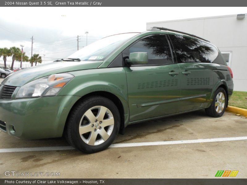 Green Tea Metallic / Gray 2004 Nissan Quest 3.5 SE