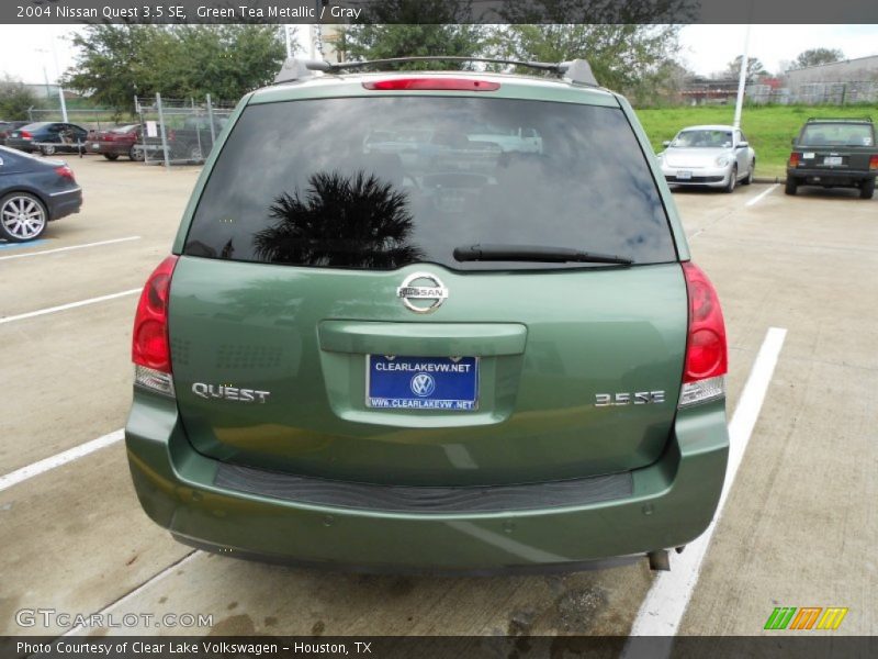 Green Tea Metallic / Gray 2004 Nissan Quest 3.5 SE