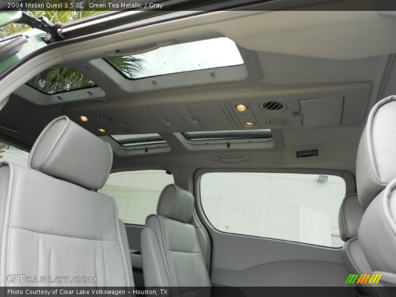 Sunroof of 2004 Quest 3.5 SE