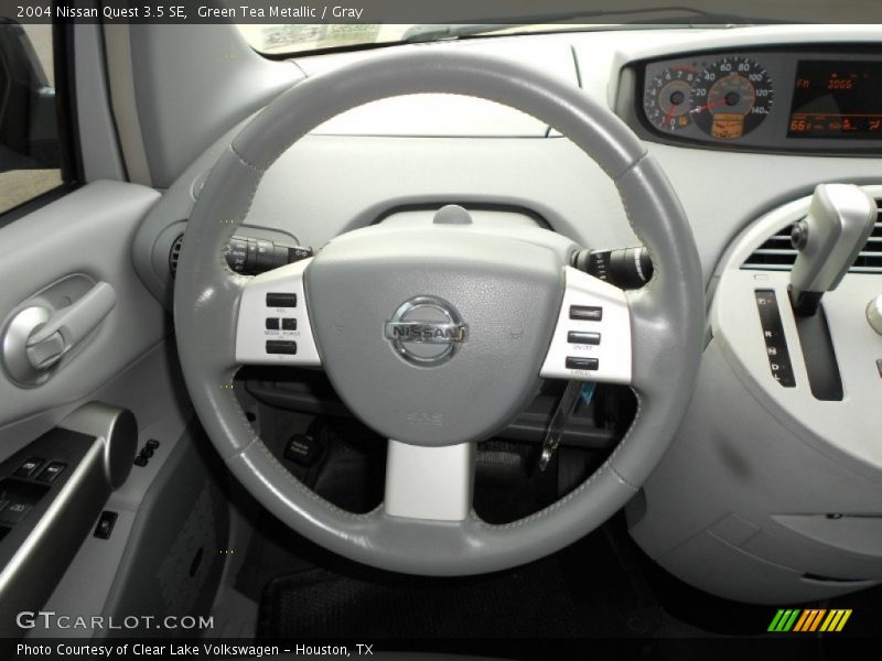 Green Tea Metallic / Gray 2004 Nissan Quest 3.5 SE