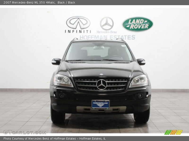Black / Black 2007 Mercedes-Benz ML 350 4Matic
