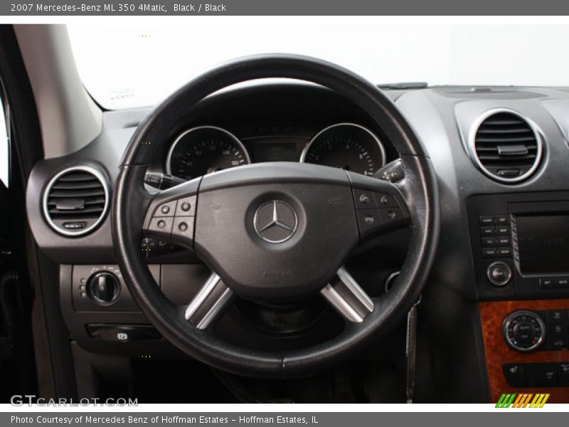 Black / Black 2007 Mercedes-Benz ML 350 4Matic