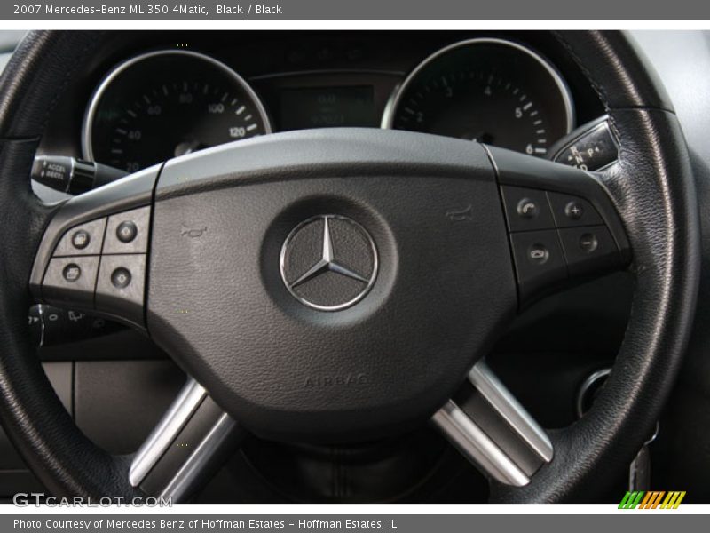Black / Black 2007 Mercedes-Benz ML 350 4Matic