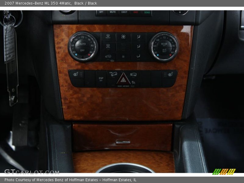Black / Black 2007 Mercedes-Benz ML 350 4Matic