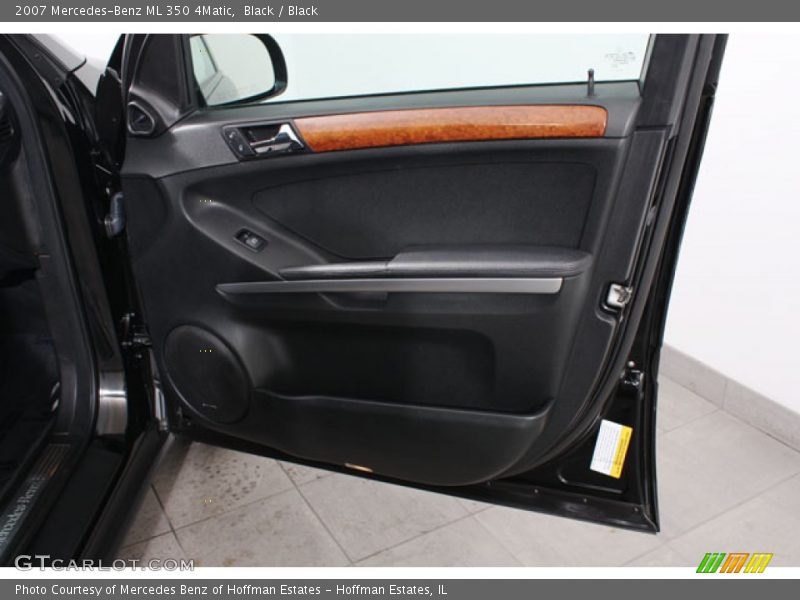 Black / Black 2007 Mercedes-Benz ML 350 4Matic