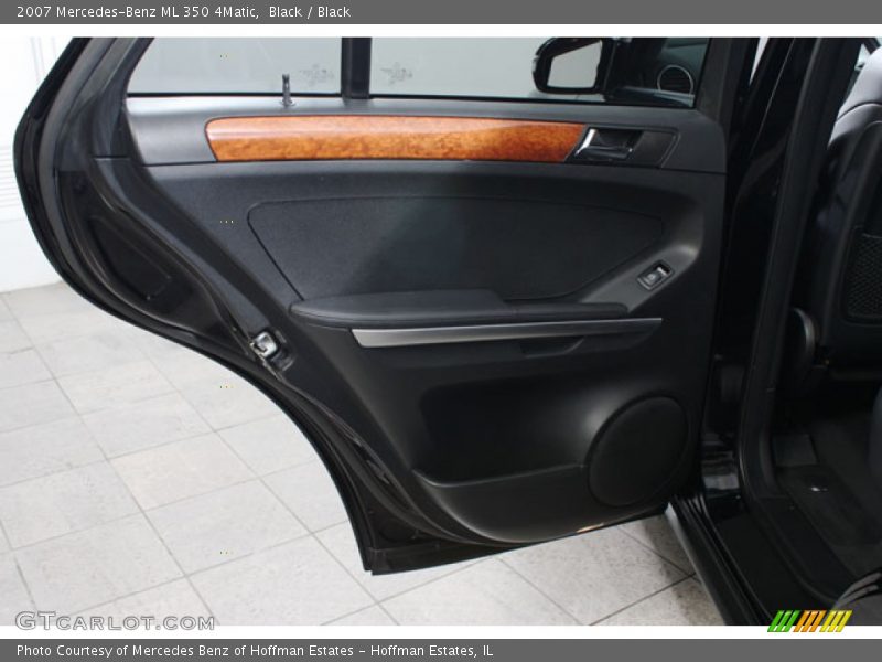 Black / Black 2007 Mercedes-Benz ML 350 4Matic