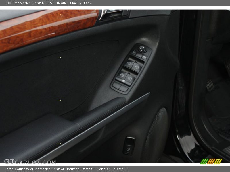 Black / Black 2007 Mercedes-Benz ML 350 4Matic
