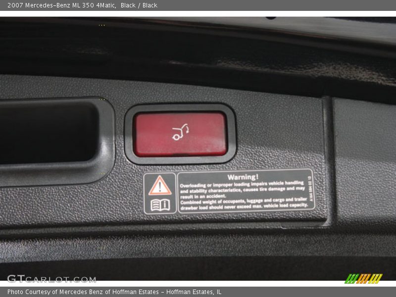 Black / Black 2007 Mercedes-Benz ML 350 4Matic