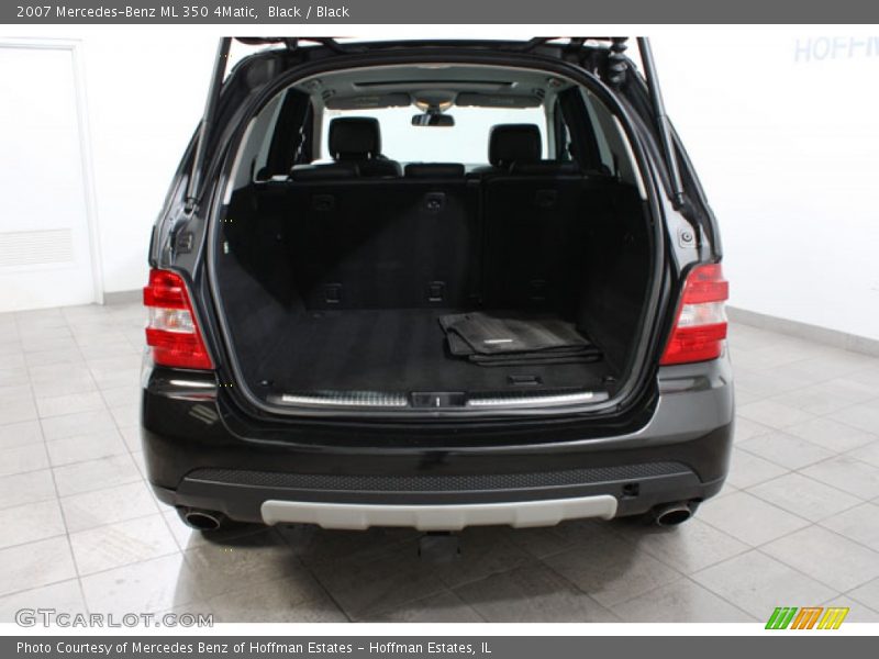 Black / Black 2007 Mercedes-Benz ML 350 4Matic