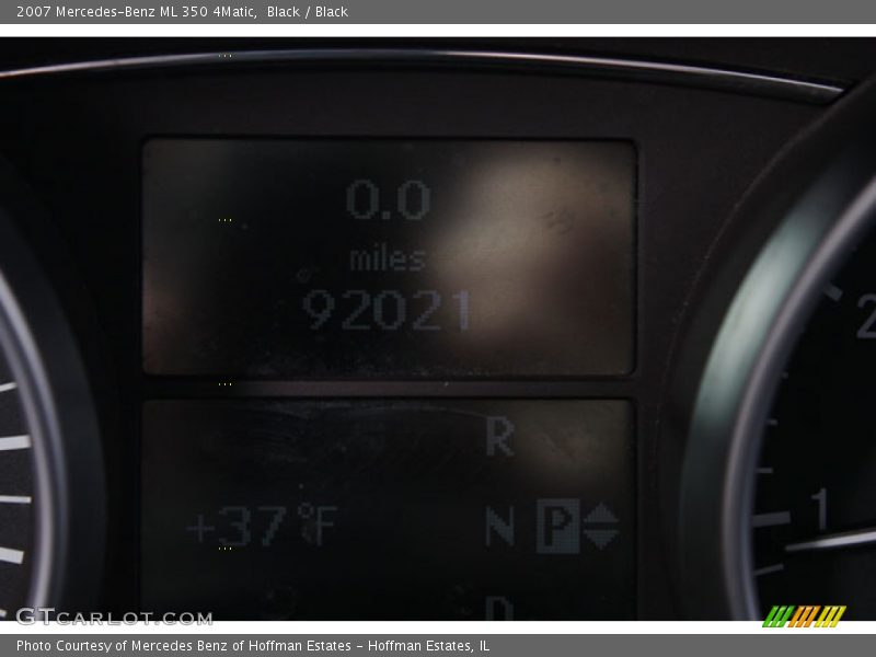 Black / Black 2007 Mercedes-Benz ML 350 4Matic
