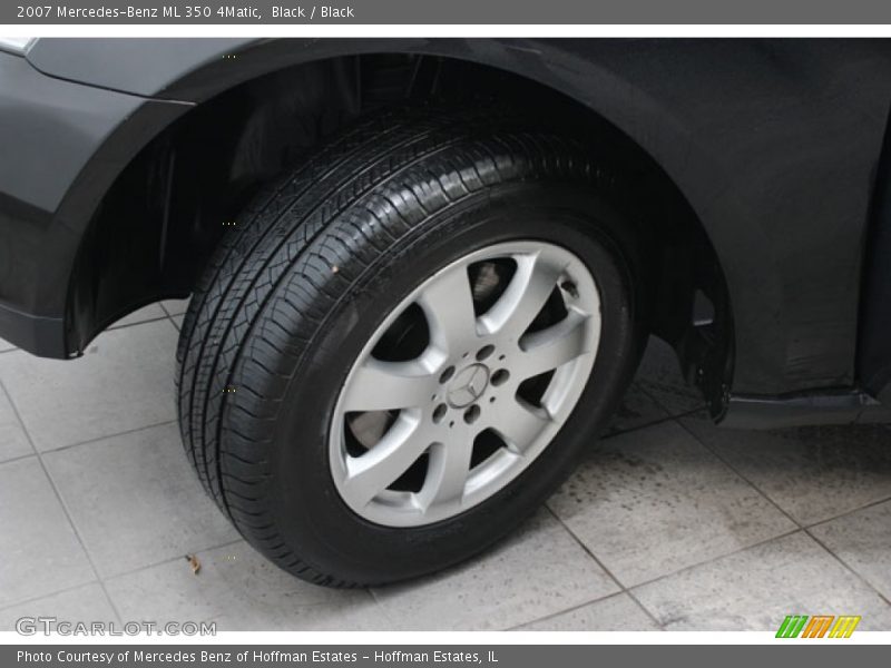 Black / Black 2007 Mercedes-Benz ML 350 4Matic