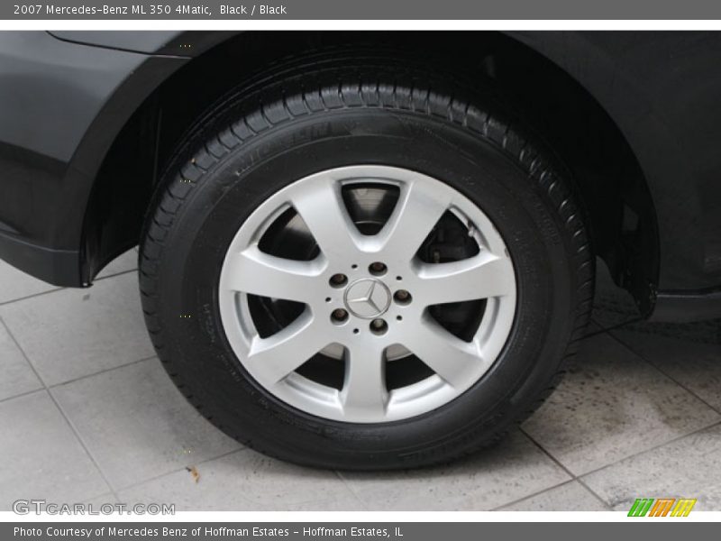 Black / Black 2007 Mercedes-Benz ML 350 4Matic