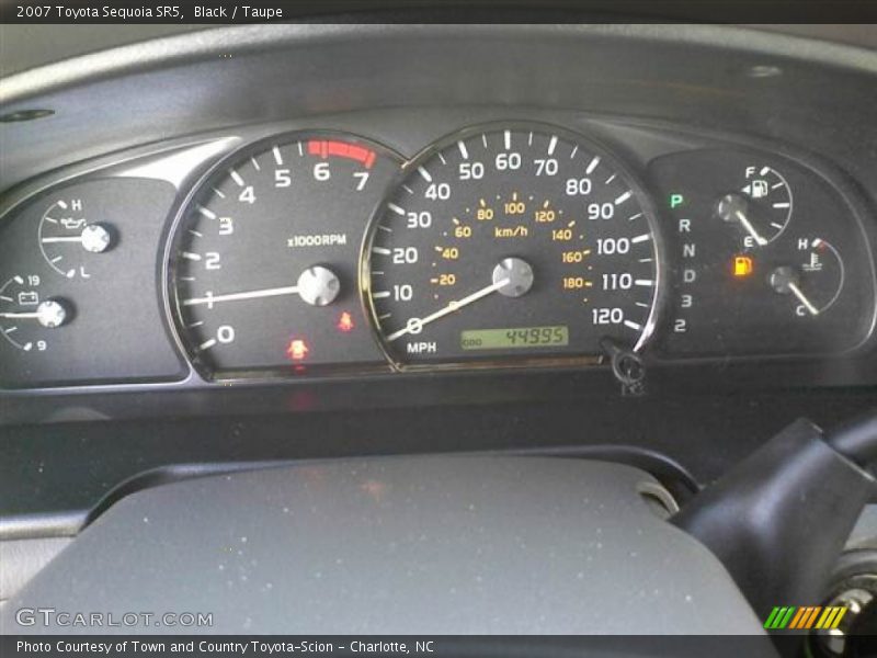 Black / Taupe 2007 Toyota Sequoia SR5