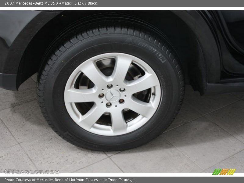 Black / Black 2007 Mercedes-Benz ML 350 4Matic