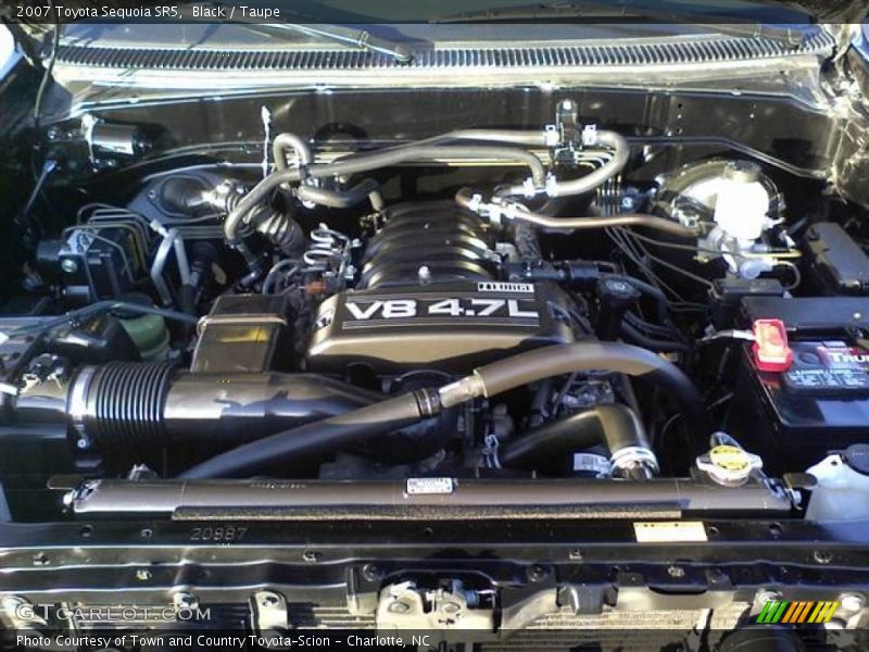 Black / Taupe 2007 Toyota Sequoia SR5
