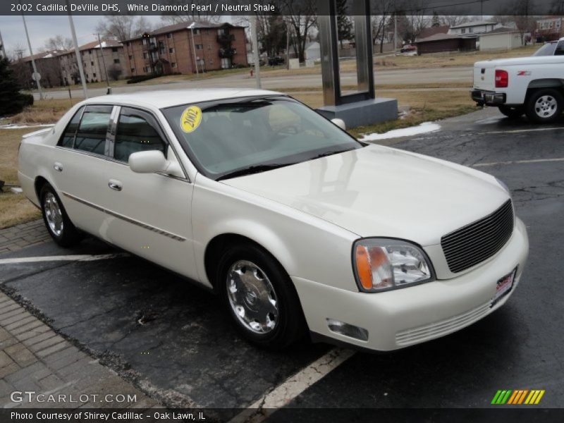 White Diamond Pearl / Neutral Shale 2002 Cadillac DeVille DHS