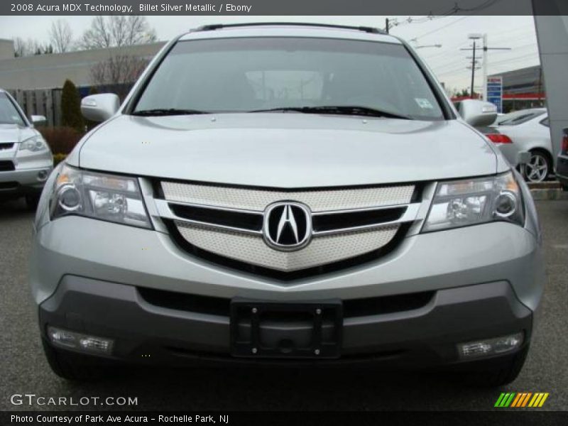 Billet Silver Metallic / Ebony 2008 Acura MDX Technology