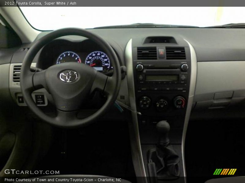 Super White / Ash 2012 Toyota Corolla