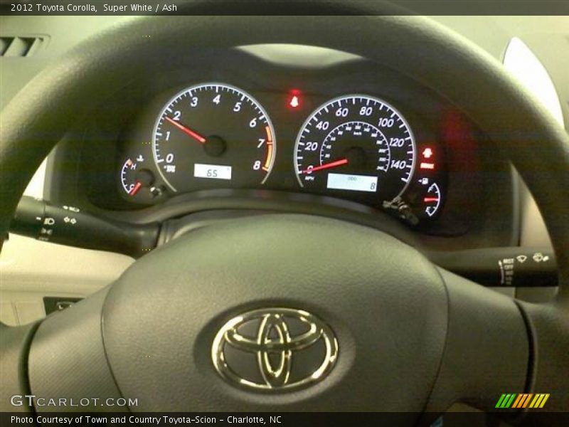 Super White / Ash 2012 Toyota Corolla