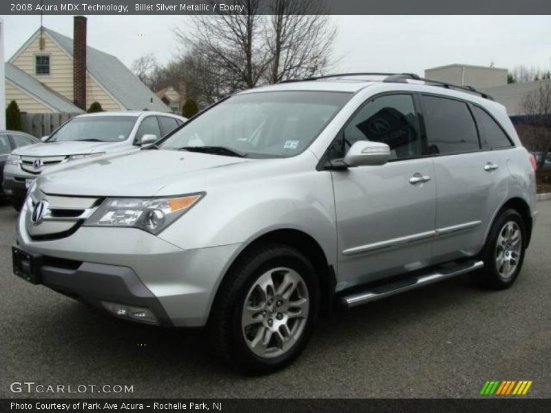 Billet Silver Metallic / Ebony 2008 Acura MDX Technology