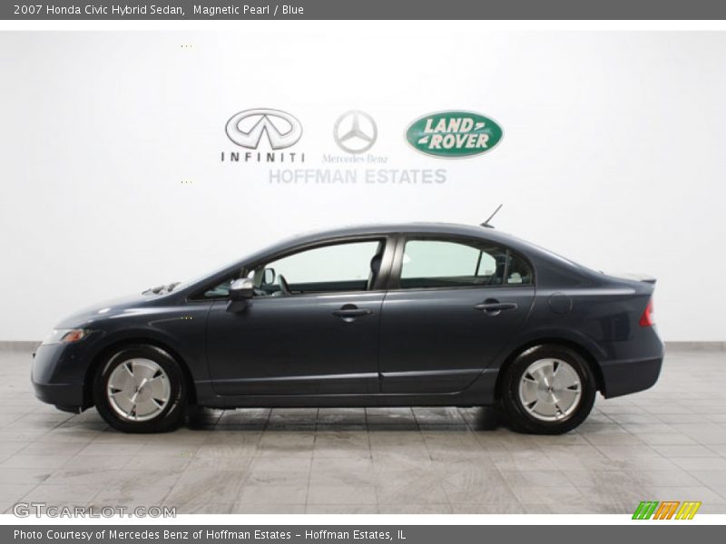 Magnetic Pearl / Blue 2007 Honda Civic Hybrid Sedan