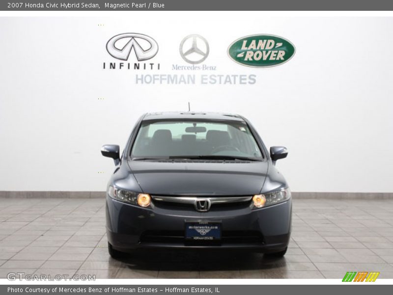 Magnetic Pearl / Blue 2007 Honda Civic Hybrid Sedan