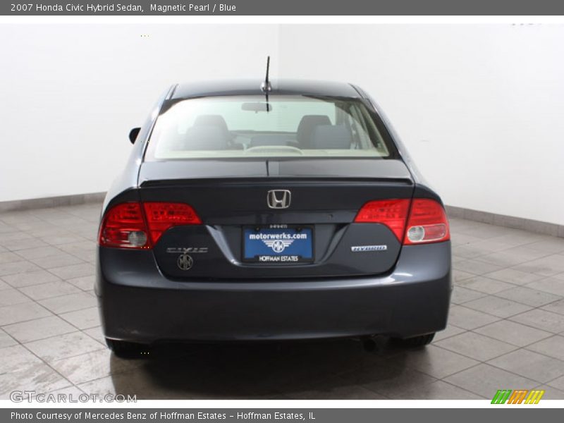 Magnetic Pearl / Blue 2007 Honda Civic Hybrid Sedan