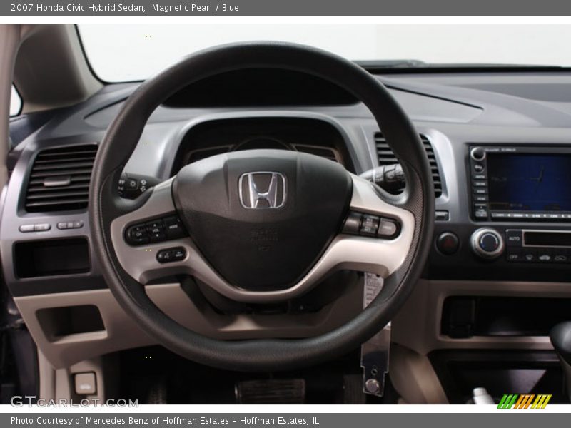 Magnetic Pearl / Blue 2007 Honda Civic Hybrid Sedan