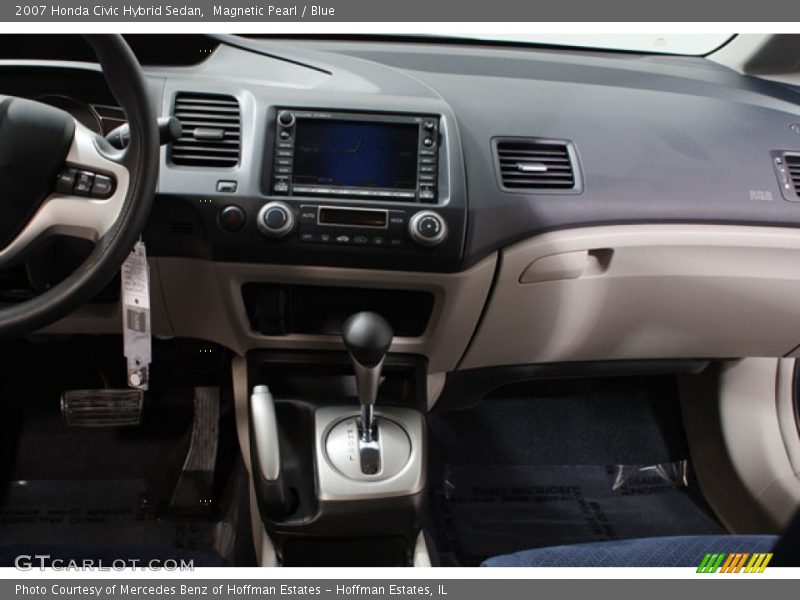 Magnetic Pearl / Blue 2007 Honda Civic Hybrid Sedan