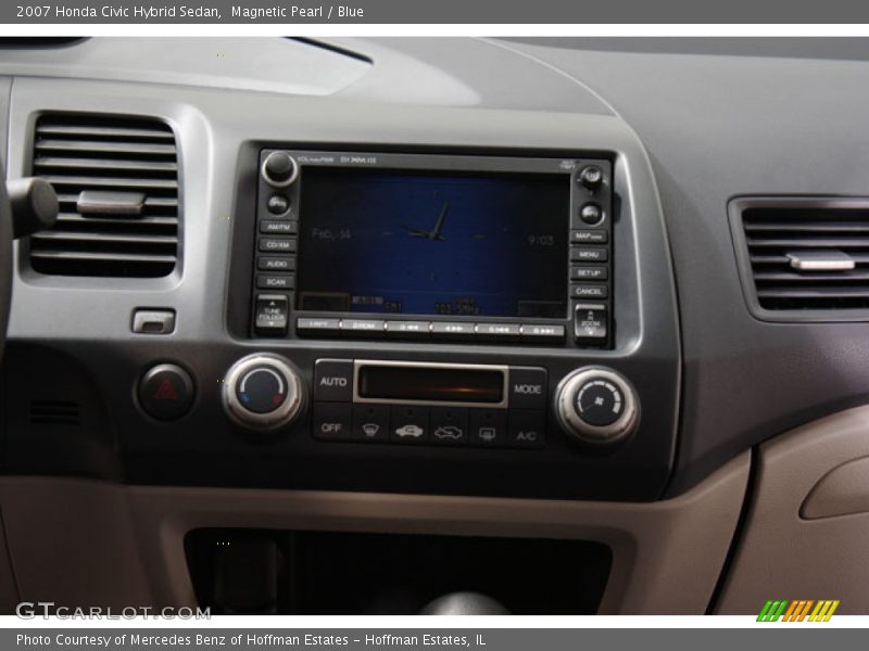 Magnetic Pearl / Blue 2007 Honda Civic Hybrid Sedan