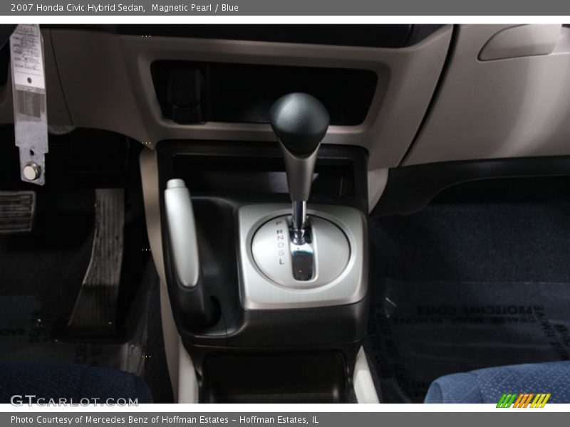 Magnetic Pearl / Blue 2007 Honda Civic Hybrid Sedan