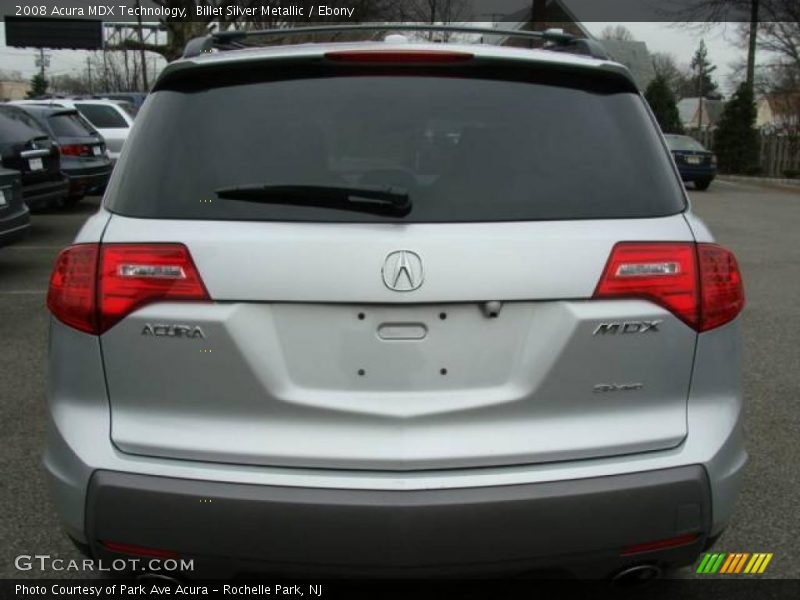 Billet Silver Metallic / Ebony 2008 Acura MDX Technology