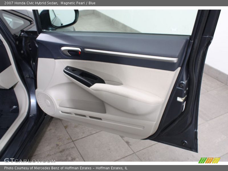 Magnetic Pearl / Blue 2007 Honda Civic Hybrid Sedan