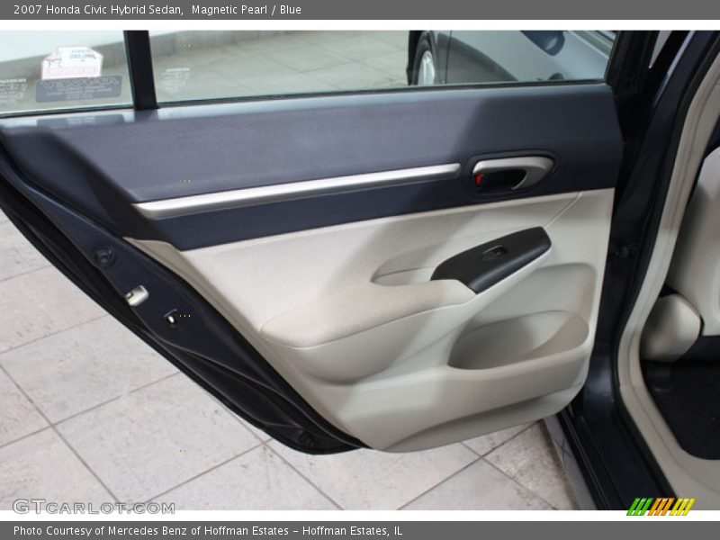 Magnetic Pearl / Blue 2007 Honda Civic Hybrid Sedan