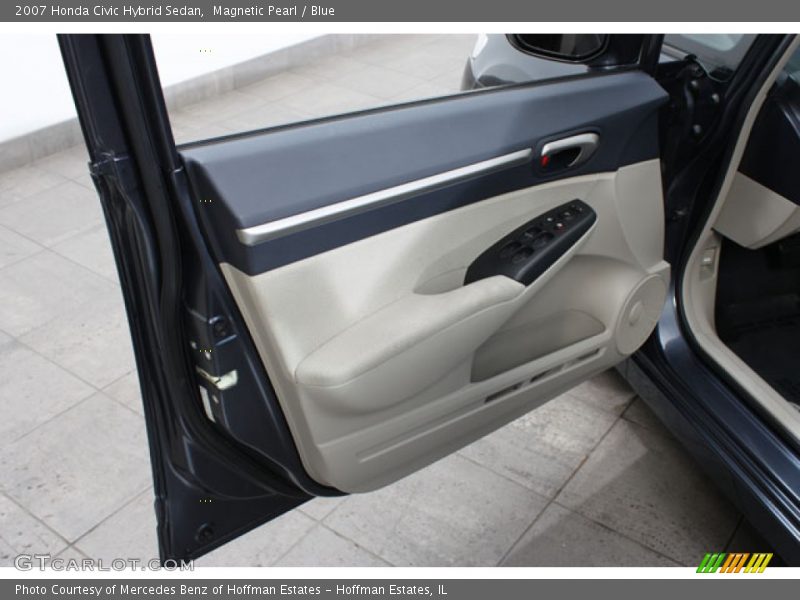 Magnetic Pearl / Blue 2007 Honda Civic Hybrid Sedan