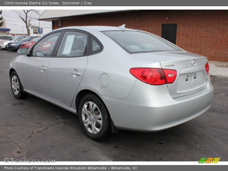 Quicksilver / Gray 2009 Hyundai Elantra GLS Sedan