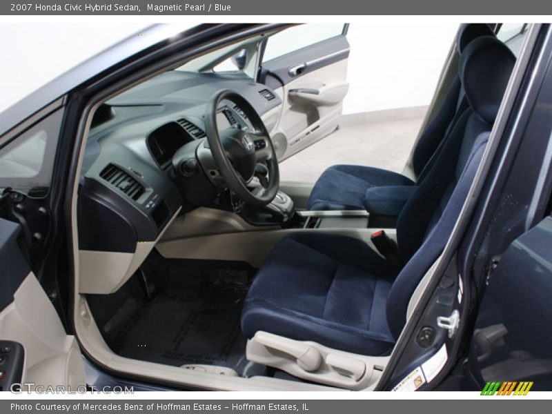 Magnetic Pearl / Blue 2007 Honda Civic Hybrid Sedan