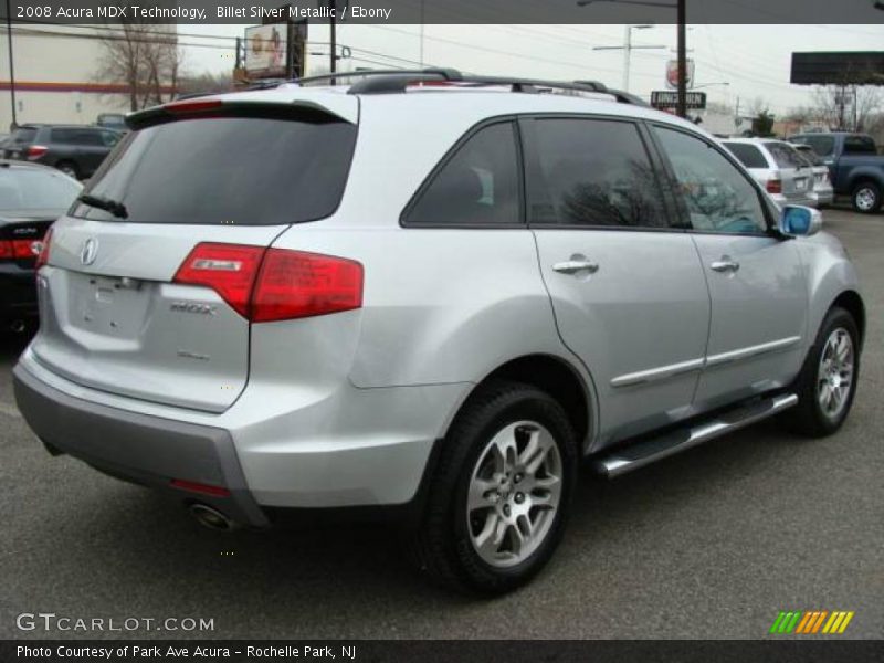 Billet Silver Metallic / Ebony 2008 Acura MDX Technology