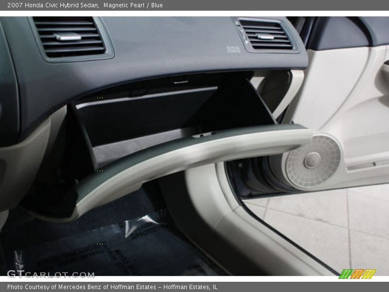 Magnetic Pearl / Blue 2007 Honda Civic Hybrid Sedan
