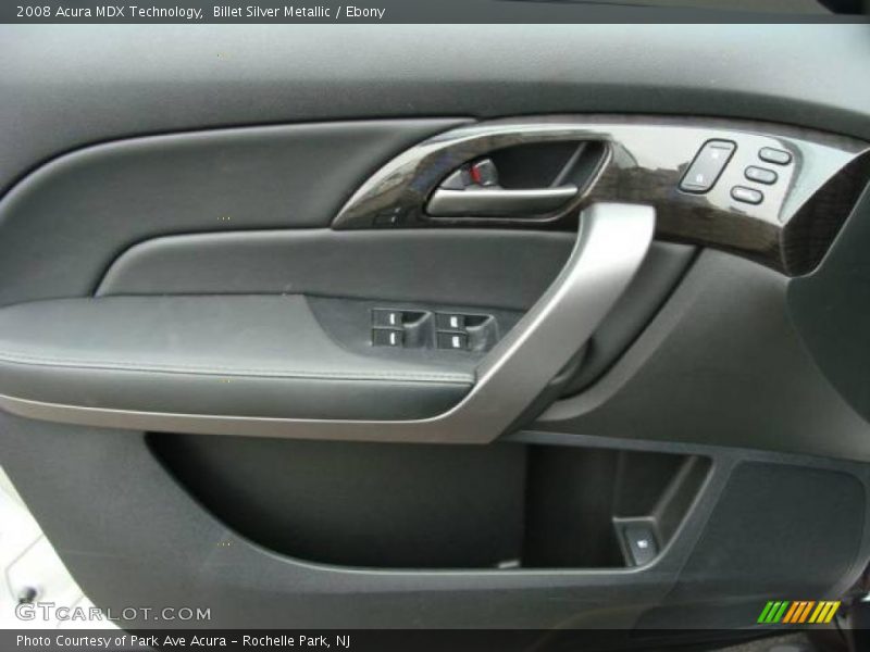 Billet Silver Metallic / Ebony 2008 Acura MDX Technology