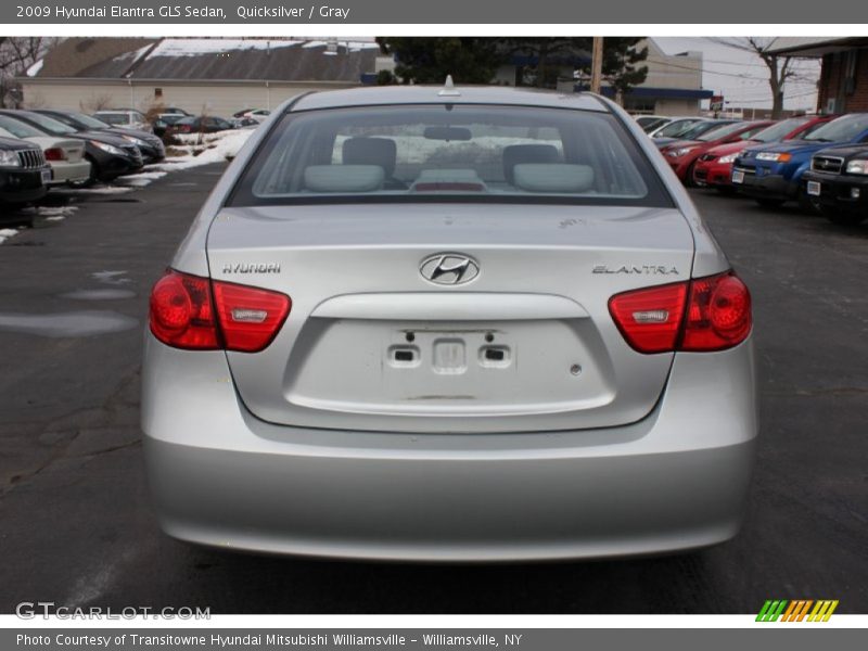 Quicksilver / Gray 2009 Hyundai Elantra GLS Sedan