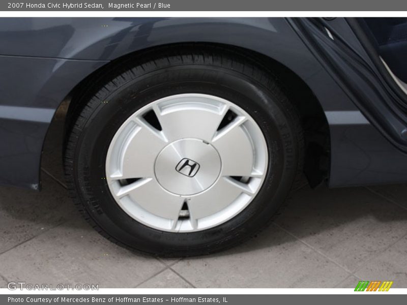 Magnetic Pearl / Blue 2007 Honda Civic Hybrid Sedan