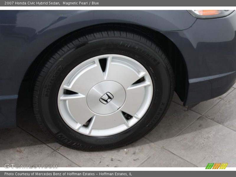 Magnetic Pearl / Blue 2007 Honda Civic Hybrid Sedan