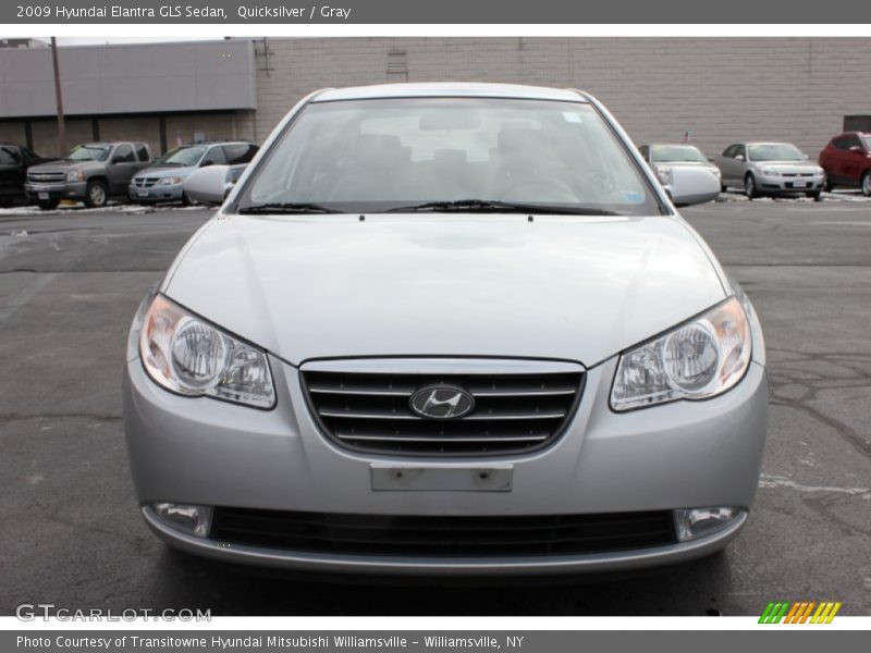 Quicksilver / Gray 2009 Hyundai Elantra GLS Sedan