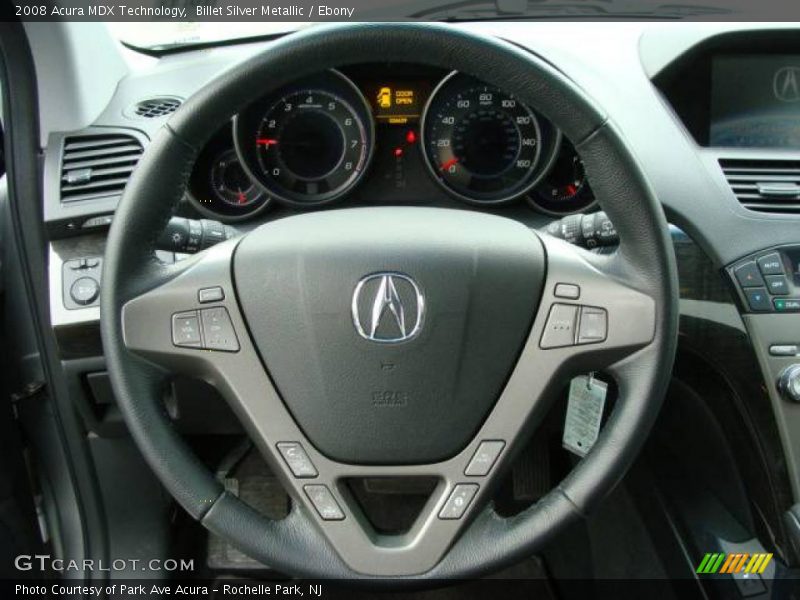 Billet Silver Metallic / Ebony 2008 Acura MDX Technology
