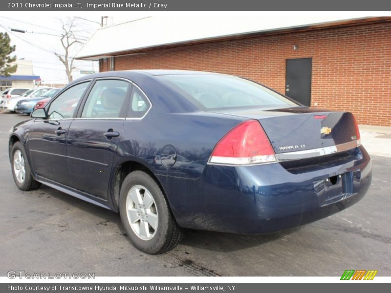 Imperial Blue Metallic / Gray 2011 Chevrolet Impala LT