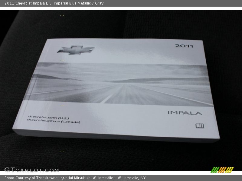 Imperial Blue Metallic / Gray 2011 Chevrolet Impala LT