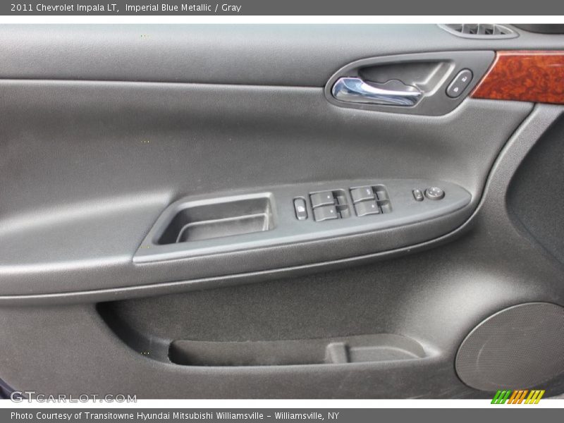 Imperial Blue Metallic / Gray 2011 Chevrolet Impala LT