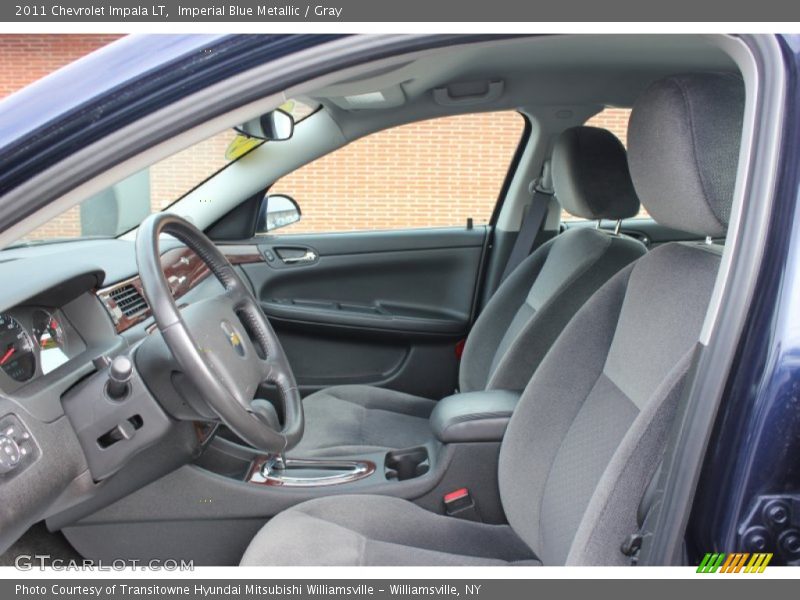 Imperial Blue Metallic / Gray 2011 Chevrolet Impala LT